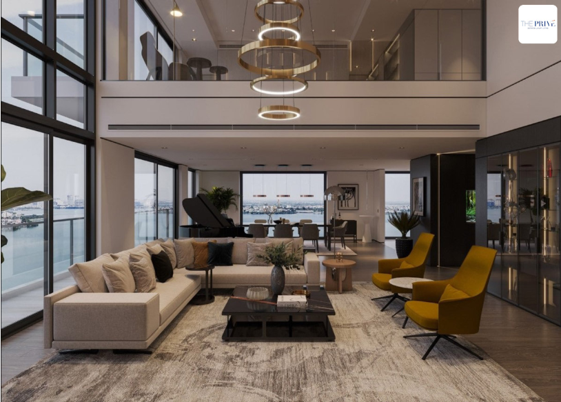 Bên trong căn hộ The Privé